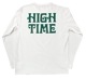HAVE A GRATEFUL DAY �ϥ� �� ���쥤�ȥե� �ǥ���L/S T-SHIRTS -HIGH TIME ���󥰥��꡼�� T����� -�ϥ� �����ࡡĹµT����ġ�WHITE �ۥ磻�ȡ�����T��2024FW��GOWEST��GOHEMP