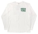 HAVE A GRATEFUL DAY �ϥ� �� ���쥤�ȥե� �ǥ���L/S T-SHIRTS -HIGH TIME ���󥰥��꡼�� T����� -�ϥ� �����ࡡĹµT����ġ�WHITE �ۥ磻�ȡ�����T��2024FW��GOWEST��GOHEMP