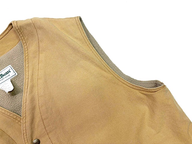 ��SALE 30%OFF�� 80s��L.L.BEAN ���륨��ӡ���DUCK BOA VEST ���å� �ܥ� �٥��ȡ�col:BEIGE��size:MENS XL TALL��MADE IN U.S.A.������ꥫ������VINTAGE ������ơ����ۡ���š�