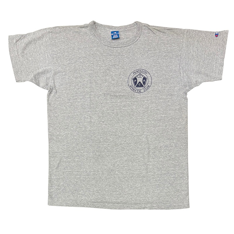 90sChampion ԥS/S T-SHIRTS 硼ȥ꡼ Tġ88/12ϡcol.HEATHER GRAYsize:X-LARGEĻɽPENTAGON ATHLETIC CLUBMADE IN U.S.A. VINTAGE ơۡšۡŹ޻Բġ