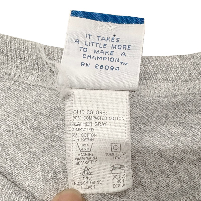 90sChampion ԥS/S T-SHIRTS 硼ȥ꡼ Tġ88/12ϡcol.HEATHER GRAYsize:X-LARGEĻɽPENTAGON ATHLETIC CLUBMADE IN U.S.A. VINTAGE ơۡšۡŹ޻Բġ