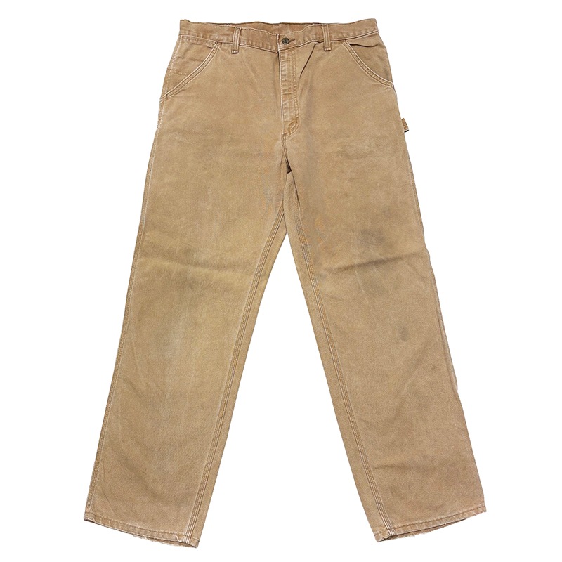 90s��Carhartt �����ϡ��ȡ�Single Knee Painter Pants ��col.DUCK BROWN��size:ɽ���ʤ�(W36��L32����)