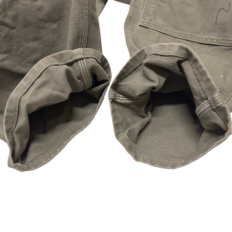 Carhartt �����ϡ��ȡ�Double Knee Painter Pants ���֥�ˡ� �ڥ��󥿡��ѥ�ġ�col.OLIVE��size:W38��L32ɽ��(����W39��L31)�����å����ϡ�Made in U.S.A.  ��USED �桼���ɡۡ���šۡ�Ź�޻����Բġ�