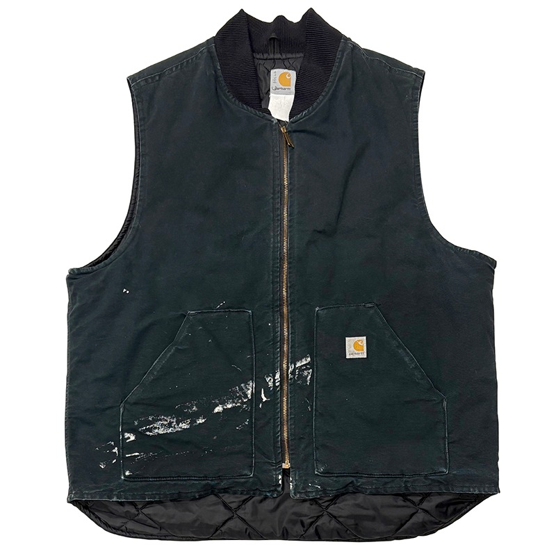 90s-00s Carhartt カーハート Duck Vest ダックベスト col:BLACK size