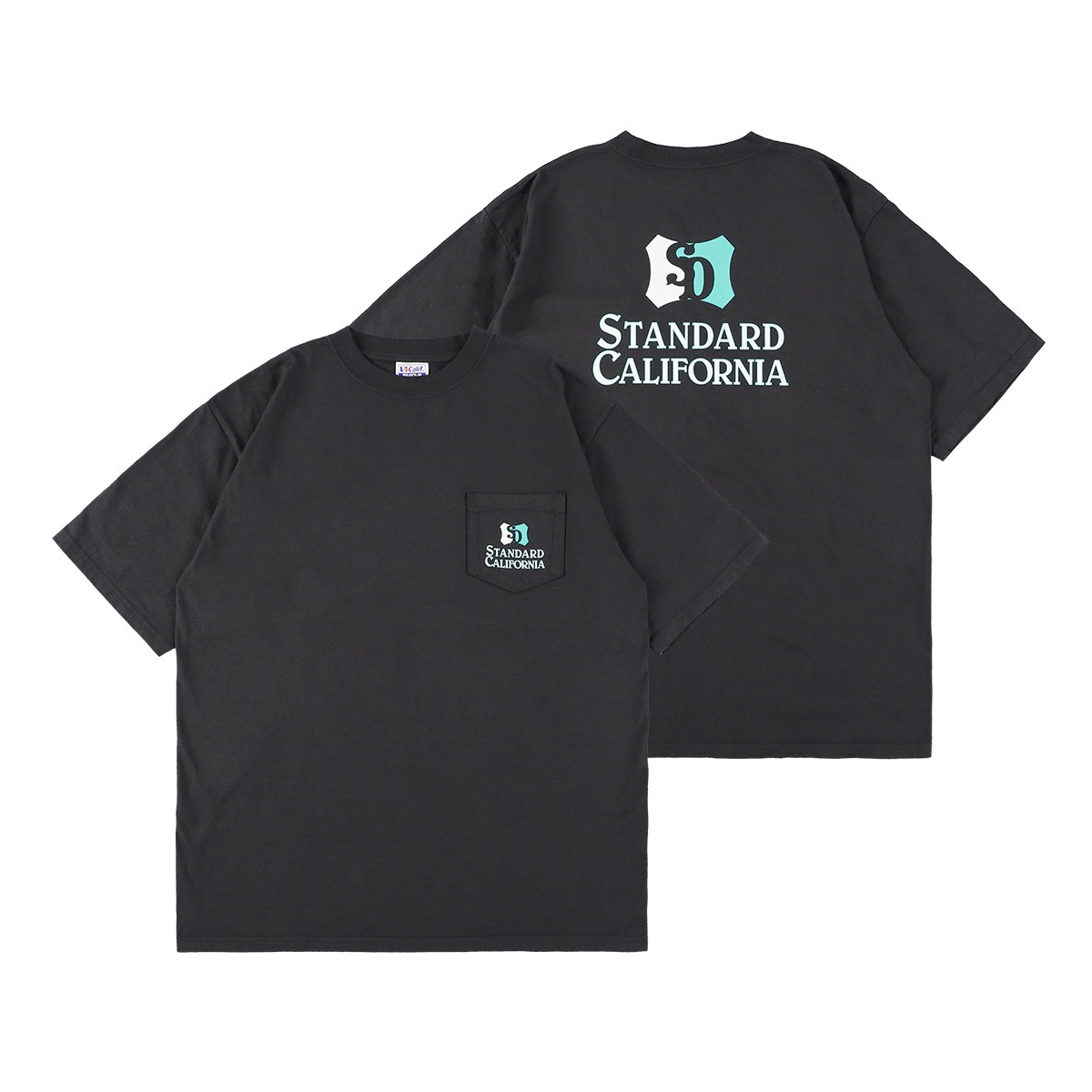 STANDARD CALIFORNIA ����������ɥ���ե���˥���SD Heavyweight Shield Logo Pocket T���إӡ��������� ������ɥ����ݥ��å� T����ġ�2026SS