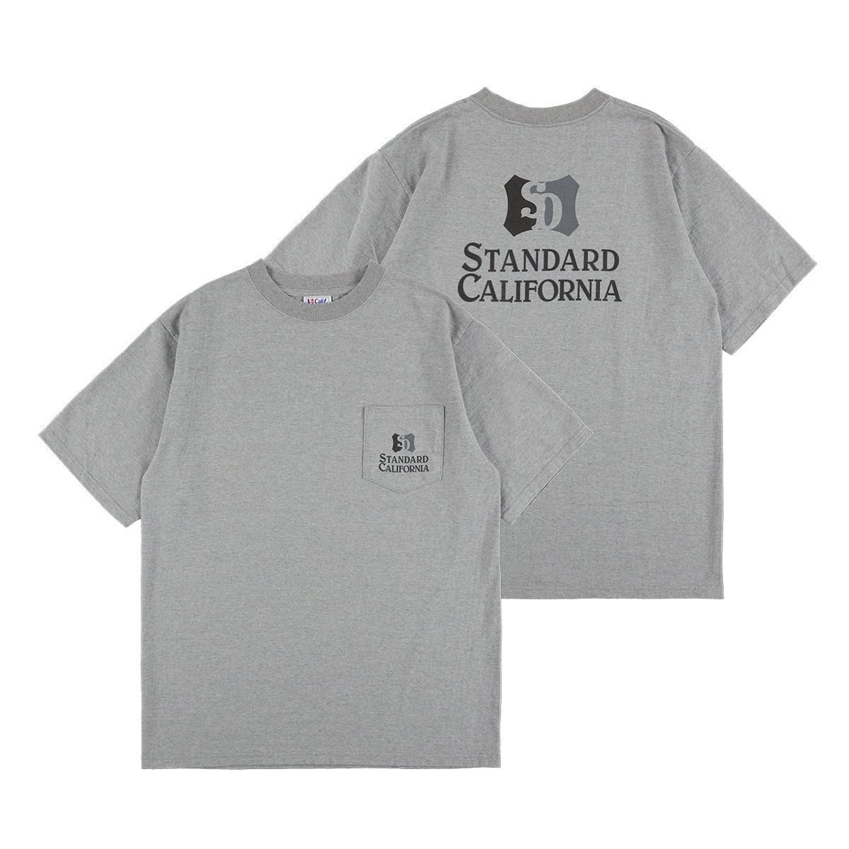 STANDARD CALIFORNIA ����������ɥ���ե���˥���SD Heavyweight Shield Logo Pocket T���إӡ��������� ������ɥ����ݥ��å� T����ġ�2026SS