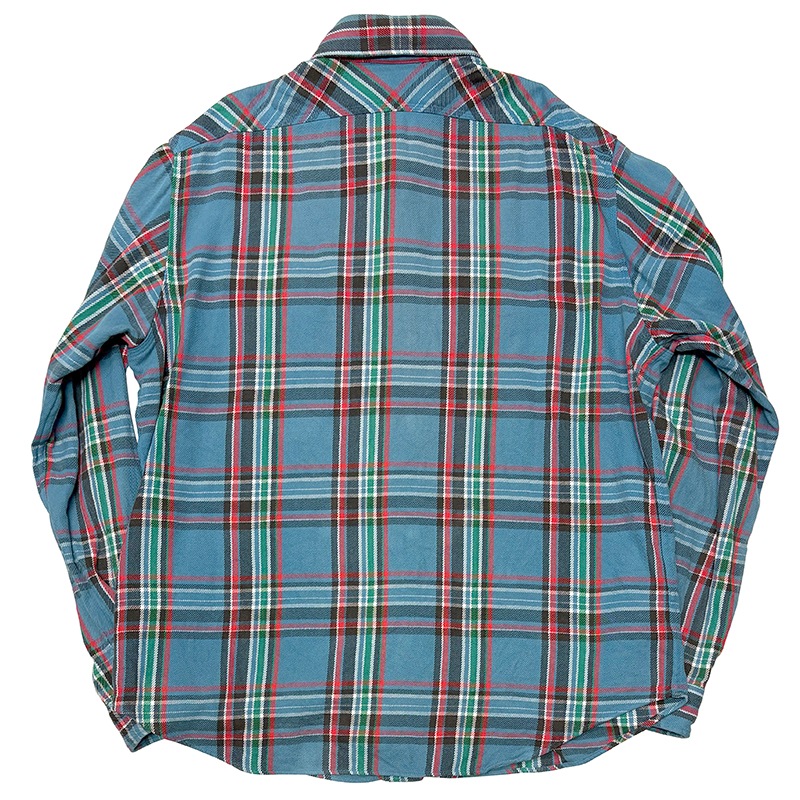 RUGBY-Ralph Lauren- �饰�ӡ� -���ե������-��L/S Flannel Shirt ���󥰥��꡼�� �ե��ͥ� ����ġ������å�����col.BLUE��RED��size:XL����USED �桼���ɡۡ���šۡ�Ź�޻����Բġ�