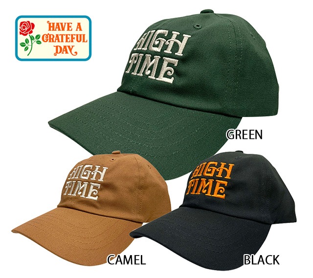 HAVE A GRATEFUL DAY �ϥ֥����졼�ȥե�ǥ���PANEL CAP -HIGH TIME �ѥͥ� ����å� -�ϥ������ࡡ˹�ҡ�2024FW��GOWEST��GOHEMP