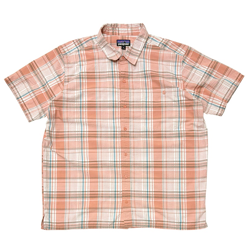 patagonia �ѥ����˥���S/S SHIRTS ���硼�ȥ��꡼�� ����ġ�col.CORAL PINK��size:XL�����åȥ�ݥ��Ǻࡡ��USED �桼���ɡۡ���šۡ�Ź�޻����Բġ�