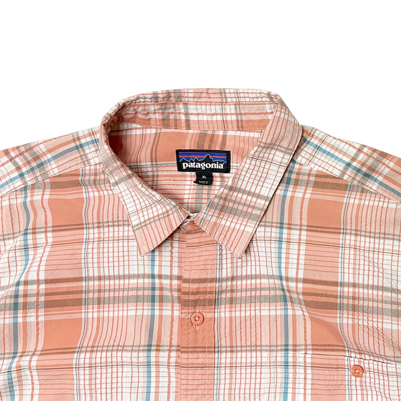 patagonia �ѥ����˥���S/S SHIRTS ���硼�ȥ��꡼�� ����ġ�col.CORAL PINK��size:XL�����åȥ�ݥ��Ǻࡡ��USED �桼���ɡۡ���šۡ�Ź�޻����Բġ�