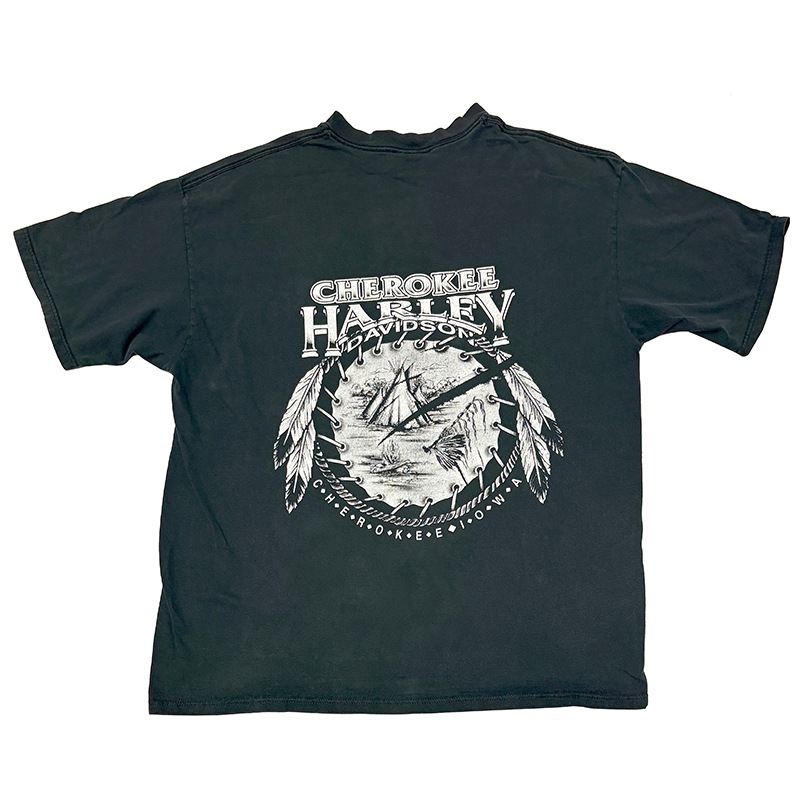 90-00s��Harley-Davidson �ϡ��졼���ӥåɥ���SHORT SLEEVE T-SHIRTS ���硼�ȥ��꡼�� T����ġ�col:BLACK��size:XXL��Made in U.S.A.����VINTAGE �ӥ�ơ����ۡ���šۡ�Ź�޻����Բġ�
