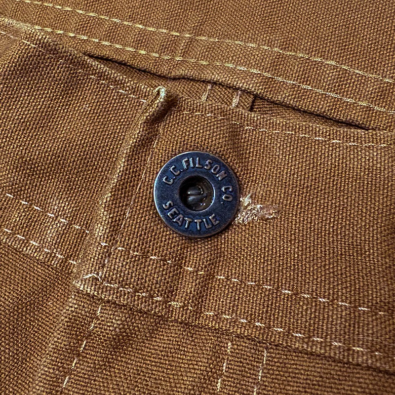 ��SALE 30%OFF��FILSON �ե��륽��DRY TIN 5POCKET PANT �ɥ饤 �ƥ��� 5�ݥ��å� �ѥ�ġ�col:BROWN��size:W32��L30ɽ����10.5oz���ƥ��󥯥�����COTTON100% ��USED �桼���ɡۡ���šۡ�Ź�޻����Բġ�