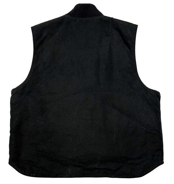 Carhartt �����ϡ��ȡ�Duck Vest ���å��٥��ȡ�col:BLACK��size:2XL��΢����ƥ��󥰡�BIG SIZE �ӥå������� ��Used �桼���ɡۡ���š�