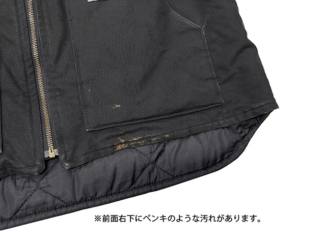Carhartt �����ϡ��ȡ�Duck Vest ���å��٥��ȡ�col:BLACK��size:2XL��΢����ƥ��󥰡�BIG SIZE �ӥå������� ��Used �桼���ɡۡ���š�