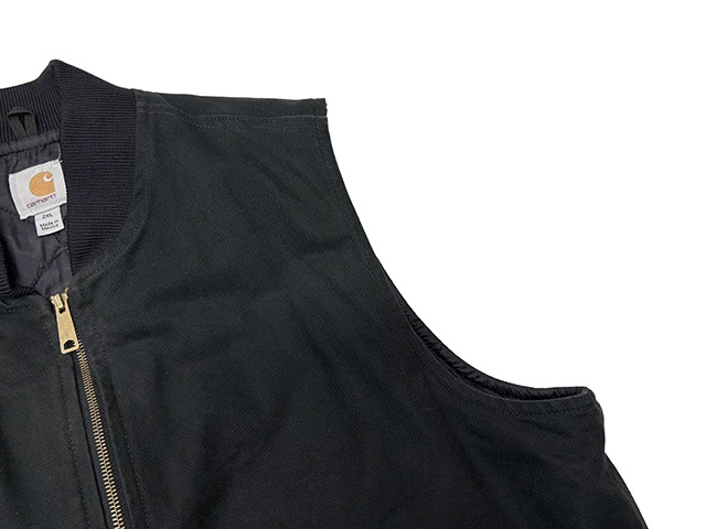 Carhartt �����ϡ��ȡ�Duck Vest ���å��٥��ȡ�col:BLACK��size:2XL��΢����ƥ��󥰡�BIG SIZE �ӥå������� ��Used �桼���ɡۡ���š�