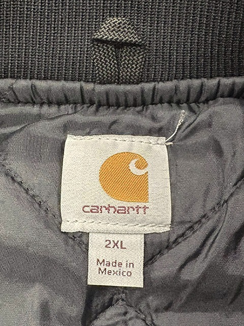Carhartt �����ϡ��ȡ�Duck Vest ���å��٥��ȡ�col:BLACK��size:2XL��΢����ƥ��󥰡�BIG SIZE �ӥå������� ��Used �桼���ɡۡ���š�