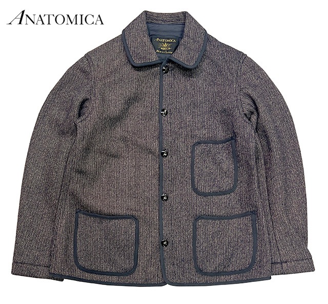 ANATOMICA ���ʥȥߥ���BB JACKET BROWN'S BEACH JACKET���֥饦�� �ӡ��� ���㥱�åȡ�580:SALT & PEPPER��2025FW