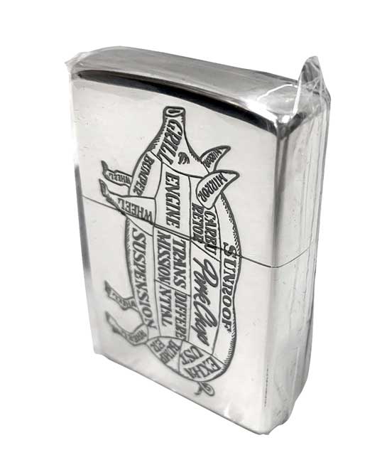 PORKCHOP GARAGE SUPPLY �ݡ�������å� ���졼�� ���ץ饤��PORK ZIPPO  �ݡ��� ���åݡ��饤�������쥮��顼��������SILVER��������饤������MADE IN U.S.A