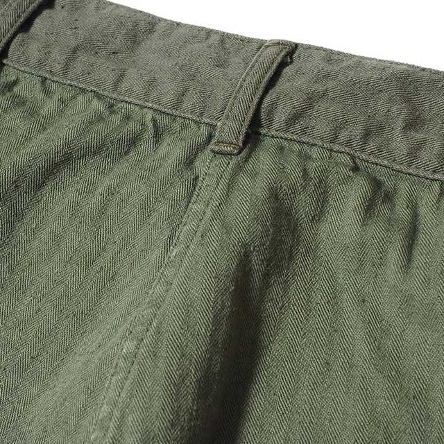 WAREHOUSE �������ϥ�����Lot 1098 U.S.ARMY HERRINGBONE PANTS��OD GREEN��NON WASH �Υ󥦥��å��塡̤�������إ��ܡ��󡡥ѥ��
