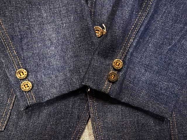 �� DEADSTOCK��70's Levi's �꡼�Х��� DENIM TAILORED JACKET �ǥ˥�ơ��顼�ɥ��㥱�å� ����󥸥��� size:40 �ǥåɥ��ȥå���Vintage ������ơ����ۡ���š�
