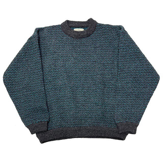 ��SALE 20%OFF�� L.L. Bean ���륨��ӡ���Birds Eye Crew Neck Sweater �С������� ���롼�ͥå� ����������col.GRAY��PURPLE��GREEN��size:ɽ���ʤ�(XL����)���Υ륦��������BIG SIZE ��OLD ������ɡۡ���šۡ�Ź�޻����Բġ�