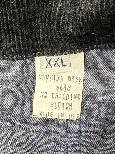 ��DEADSTOCK�� 70-80s��CABOOSE ���֡�����Denim Coverall �ǥ˥� ���С������롡col.INDIGO��size:XXL��Made in U.S.A. �ڥǥåɥ��ȥå���