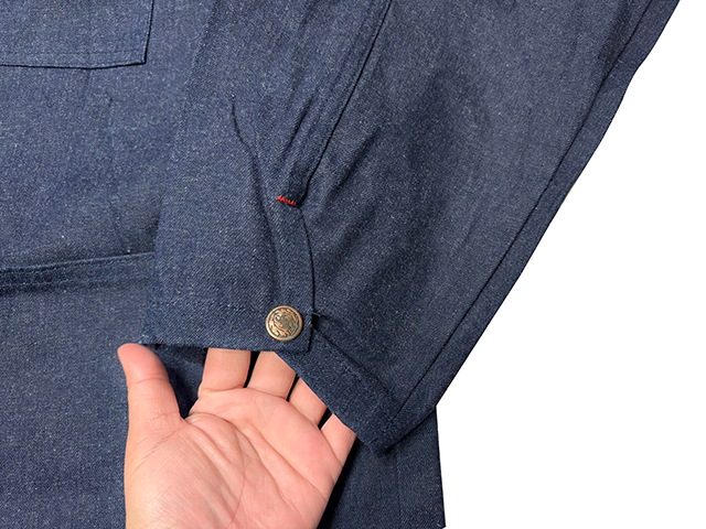 ��DEADSTOCK�� 70-80s��CABOOSE ���֡�����Denim Coverall �ǥ˥� ���С������롡col.INDIGO��size:XXL��Made in U.S.A. �ڥǥåɥ��ȥå���