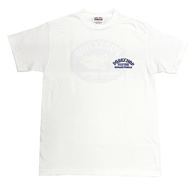 PORKCHOP GARAGE SUPPLY �ݡ�������å� ���졼�����ץ饤��FIRE UP TEE �ե����������å� T����ġ�Ⱦµ��3��(BLACK/WHITE/BLUE)��2025SS