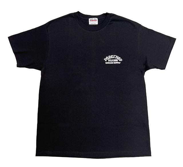 PORKCHOP GARAGE SUPPLY �ݡ�������å� ���졼�����ץ饤��FIRE UP TEE �ե����������å� T����ġ�Ⱦµ��3��(BLACK/WHITE/BLUE)��2025SS