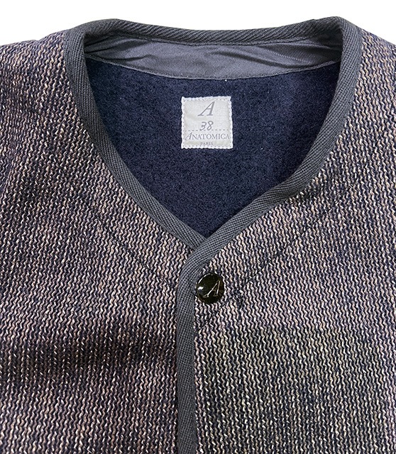 ANATOMICA ���ʥȥߥ���BB VEST FACE BROWN'S BEACH VEST���֥饦�� �ӡ��� �٥��ȡ�580:SALT & PEPPER��2025FW