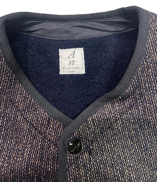 ANATOMICA ���ʥȥߥ���BB VEST FACE BROWN'S BEACH VEST���֥饦�� �ӡ��� �٥��ȡ�580:SALT & PEPPER��2025FW