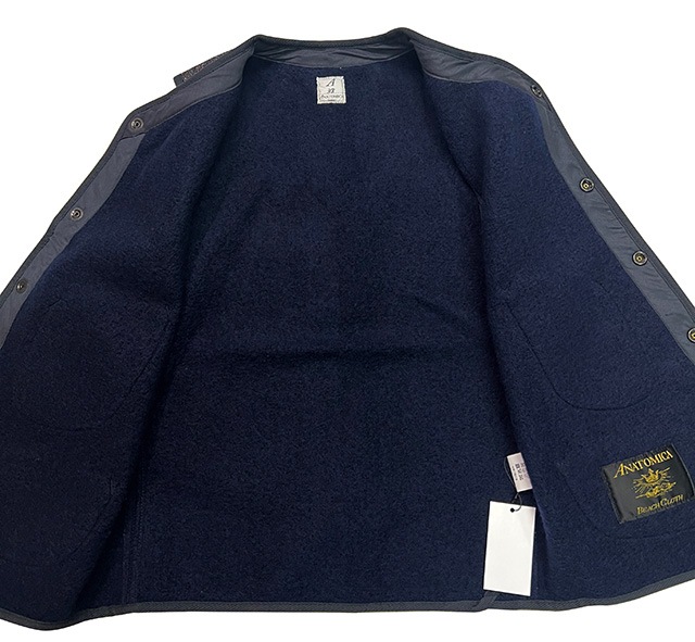 ANATOMICA ���ʥȥߥ���BB VEST FACE BROWN'S BEACH VEST���֥饦�� �ӡ��� �٥��ȡ�580:SALT & PEPPER��2025FW