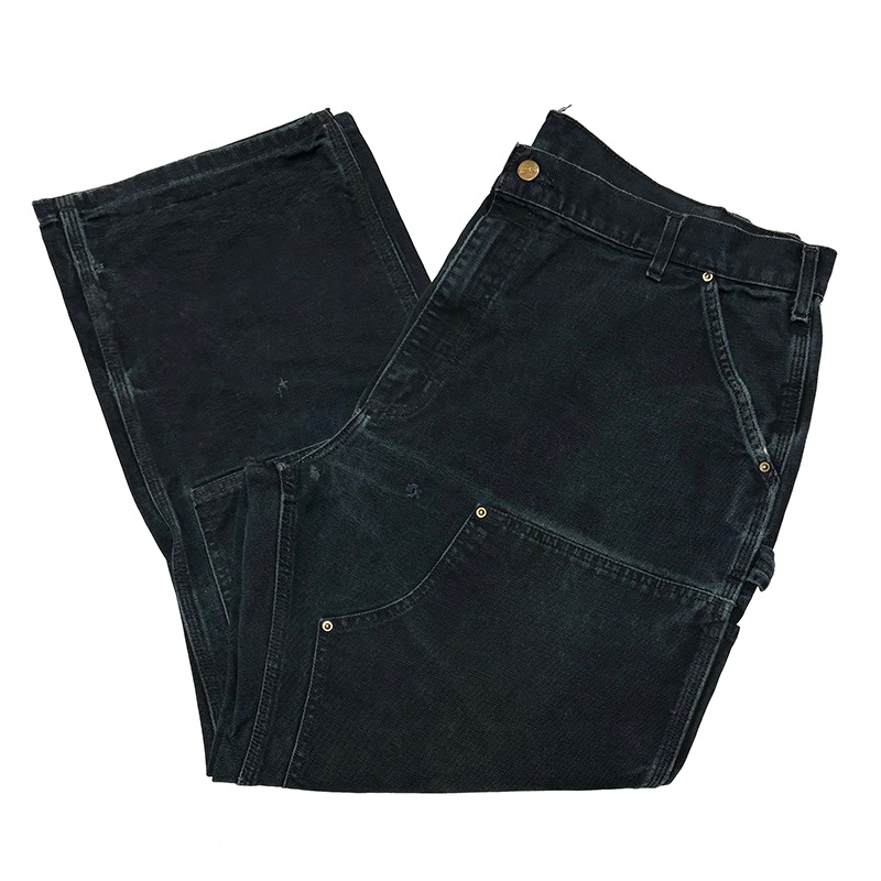 Carhartt FR Series Tapered Denim Pants, Men's Size W40 (approx.) cotton navy blue type Vintage Second Hand