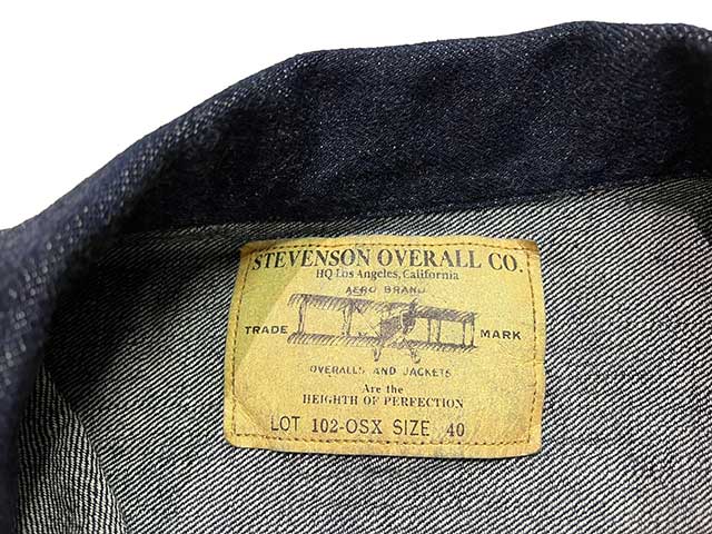 STEVENSON OVERALL CO.�����ƥ����֥󥽥� �����С������롡Saddle Horn Type �� 102-OSX���ǥ˥ॸ�㥱�åȡ����������
