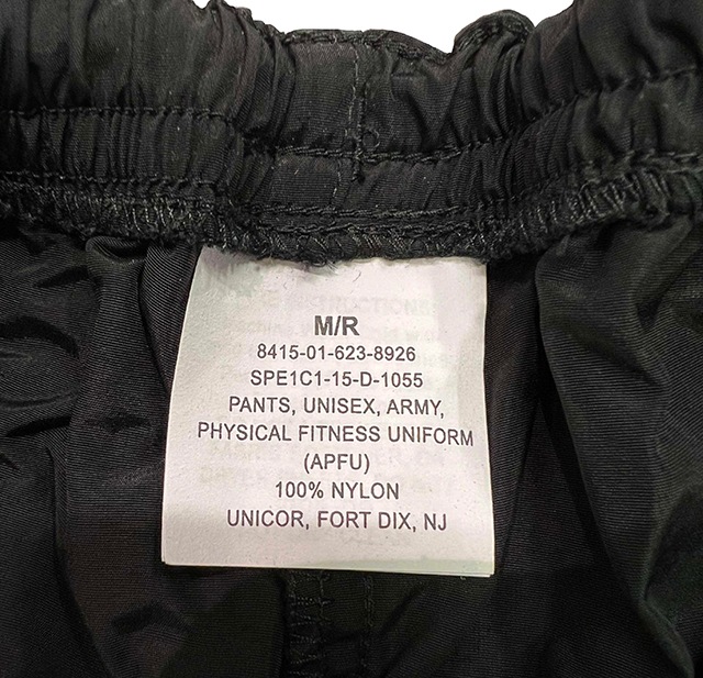 DEADSTOCKU.S.ARMY APFU ʥȥ졼˥󥰥ѥġMEDIUM-REGULARBLACK/YELLOWڥǥåɥȥåۡڼʪۡŹ޻Բġ