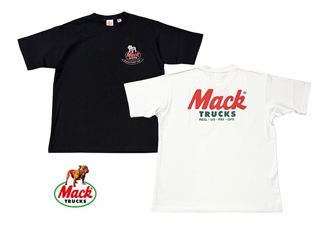 Mack TRUCKS���ޥå����ȥ�å�����S/S T����ġ�2��(BLACK/WHITE)