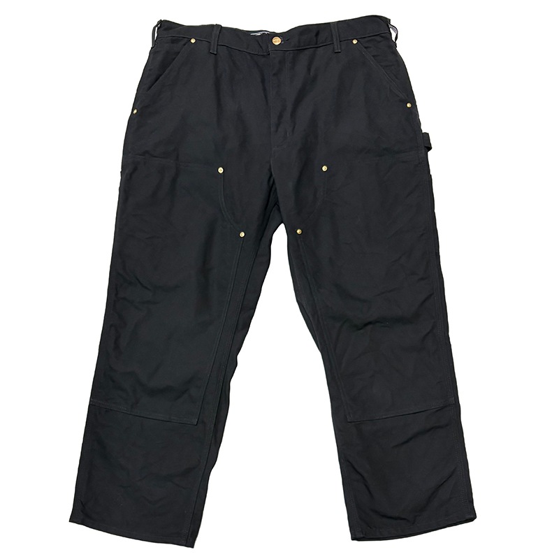 Carhartt �����ϡ��ȡ�Double Knee Painter Pants ���֥�ˡ� �ڥ��󥿡��ѥ�ġ�col.BLACK��size:W38��L28ɽ�������å����ϡ�COTTON100%����USED �桼���ɡۡ���šۡ�Ź�޻����Բġ�