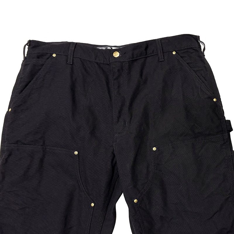 Carhartt �����ϡ��ȡ�Double Knee Painter Pants ���֥�ˡ� �ڥ��󥿡��ѥ�ġ�col.BLACK��size:W38��L28ɽ�������å����ϡ�COTTON100%����USED �桼���ɡۡ���šۡ�Ź�޻����Բġ�