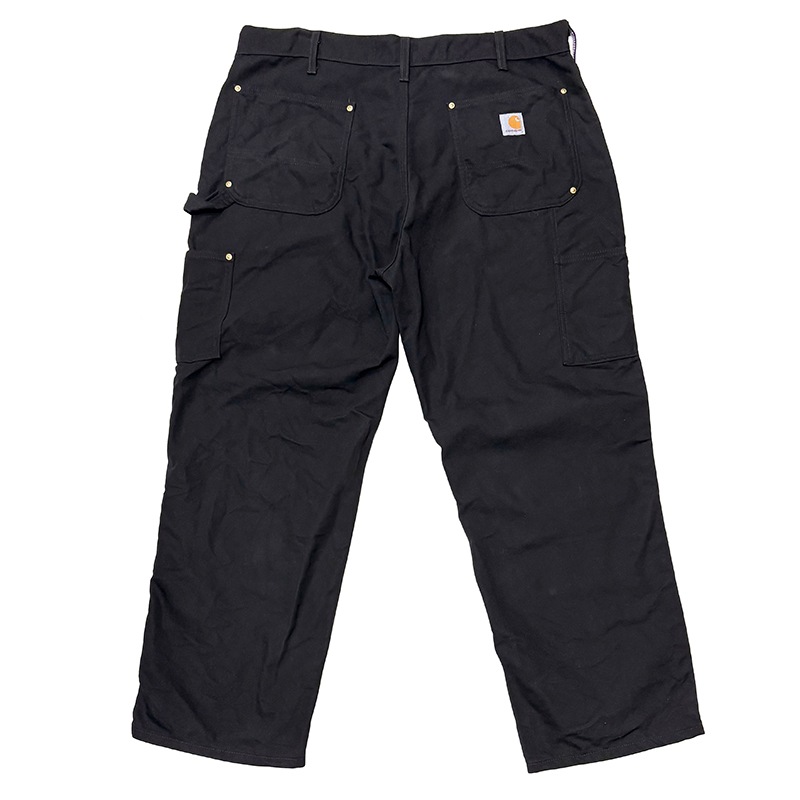 Carhartt �����ϡ��ȡ�Double Knee Painter Pants ���֥�ˡ� �ڥ��󥿡��ѥ�ġ�col.BLACK��size:W38��L28ɽ�������å����ϡ�COTTON100%����USED �桼���ɡۡ���šۡ�Ź�޻����Բġ�