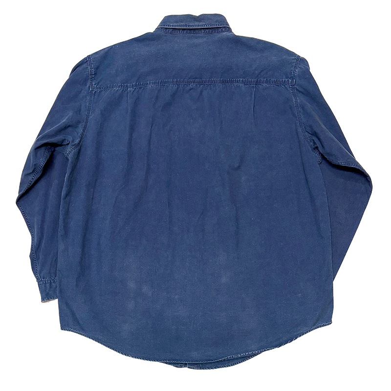 '90��patagonia �ѥ����˥���INDIGO WORK SHIRTS ����ǥ��� �������ġ�col.INDIGO��size:MEN'S XL��COTTON100%����VINTAGE �ӥ�ơ����ۡ���šۡ�Ź�޻����Բġ�