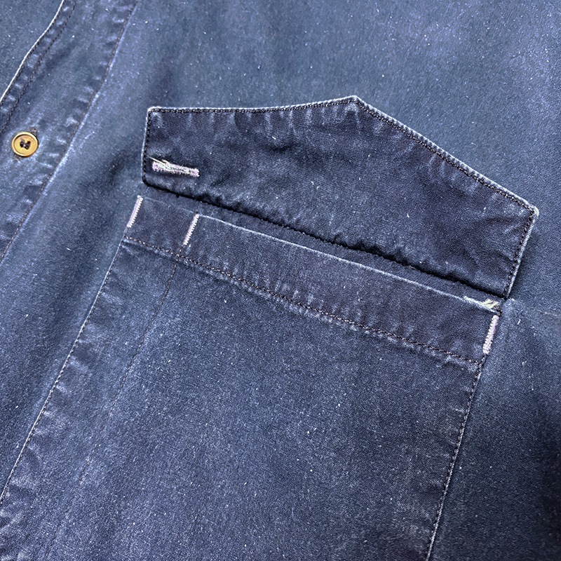 '90��patagonia �ѥ����˥���INDIGO WORK SHIRTS ����ǥ��� �������ġ�col.INDIGO��size:MEN'S XL��COTTON100%����VINTAGE �ӥ�ơ����ۡ���šۡ�Ź�޻����Բġ�
