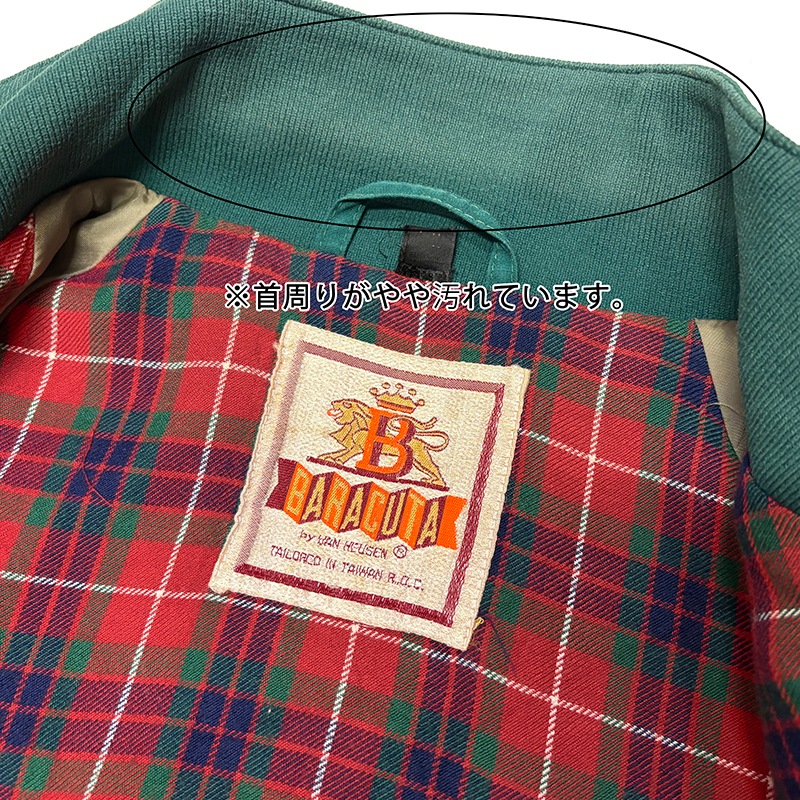 BARACUTA �Х饯������G9 HARRINGTON JACKET �ϥ��ȥ󥸥㥱�åȡ�color.GREEN��size :114(42-44����)���ե졼�����������󡡥����󥰥ȥåס���USED �桼���ɡۡ���š�