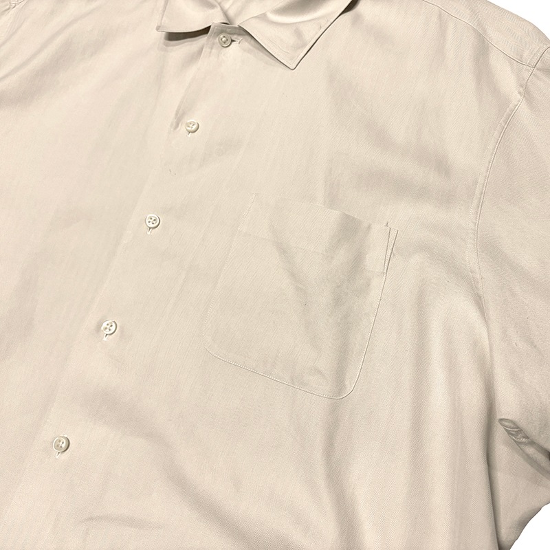 90s��Polo by Ralph Lauren �ݥ� ���ե������L/S SILK SHIRT ���󥰥��꡼�� ���륯����� ��col.NATURAL��size:XXL ��VINTAGE �ӥ�ơ����ۡ���šۡ�Ź�޻����Բġ�
