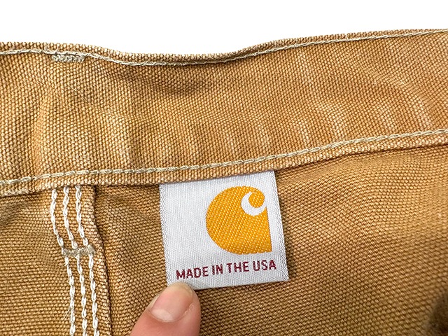 Carhartt �����ϡ��ȡ�Double Knee Painter Pants ���֥�ˡ� �ڥ��󥿡��ѥ�ġ�col.BROWN DUCK��size:W40��12oz�����å����ϡ�Made in U.S.A.  ��USED �桼���ɡۡ���šۡ�Ź�޻����Բġ�