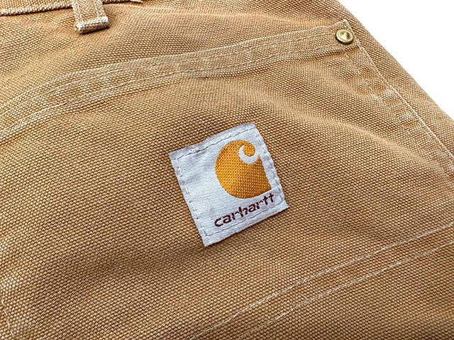 Carhartt �����ϡ��ȡ�Double Knee Painter Pants ���֥�ˡ� �ڥ��󥿡��ѥ�ġ�col.BROWN DUCK��size:W40��12oz�����å����ϡ�Made in U.S.A.  ��USED �桼���ɡۡ���šۡ�Ź�޻����Բġ�