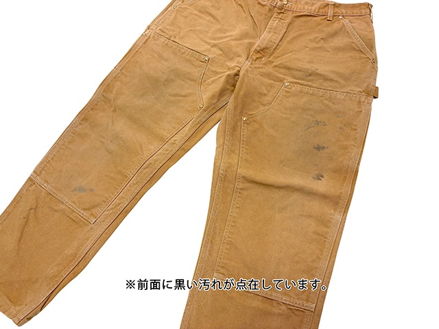 Carhartt �����ϡ��ȡ�Double Knee Painter Pants ���֥�ˡ� �ڥ��󥿡��ѥ�ġ�col.BROWN DUCK��size:W40��12oz�����å����ϡ�Made in U.S.A.  ��USED �桼���ɡۡ���šۡ�Ź�޻����Բġ�