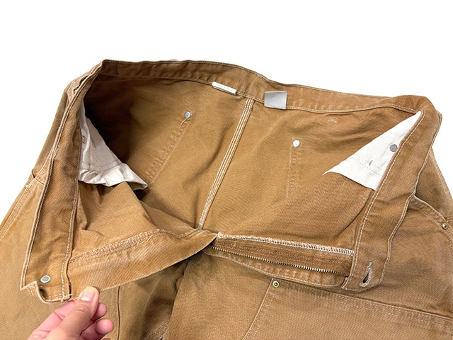 Carhartt �����ϡ��ȡ�Double Knee Painter Pants ���֥�ˡ� �ڥ��󥿡��ѥ�ġ�col.BROWN DUCK��size:W40��12oz�����å����ϡ�Made in U.S.A.  ��USED �桼���ɡۡ���šۡ�Ź�޻����Բġ�