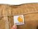 Carhartt �����ϡ��ȡ�Double Knee Painter Pants ���֥�ˡ� �ڥ��󥿡��ѥ�ġ�col.BROWN DUCK��size:W40��12oz�����å����ϡ�Made in U.S.A.  ��USED �桼���ɡۡ���šۡ�Ź�޻����Բġ�