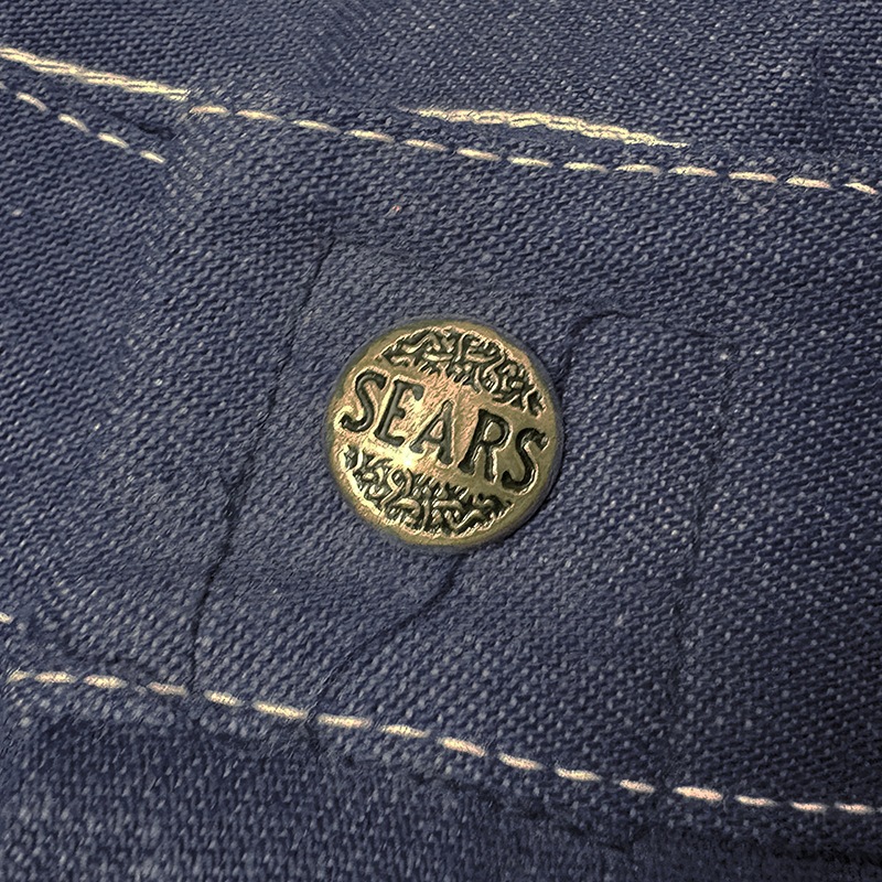 ��SALE 20%OFF�ۡ�DEADSTOCK�� 80s��Sears ����������PERMA PREST �ѡ��ޥץ쥹�ȡ�DENIM PAINTER PANTS �ǥ˥� �ڥ��󥿡��ѥ��  col:NAVY��size:W40��L30ɽ�������åȥ�ݥ��Ǻ� �ڥǥåɥ��ȥå��ۡ���šۡ�Ź�޻����Բġ�