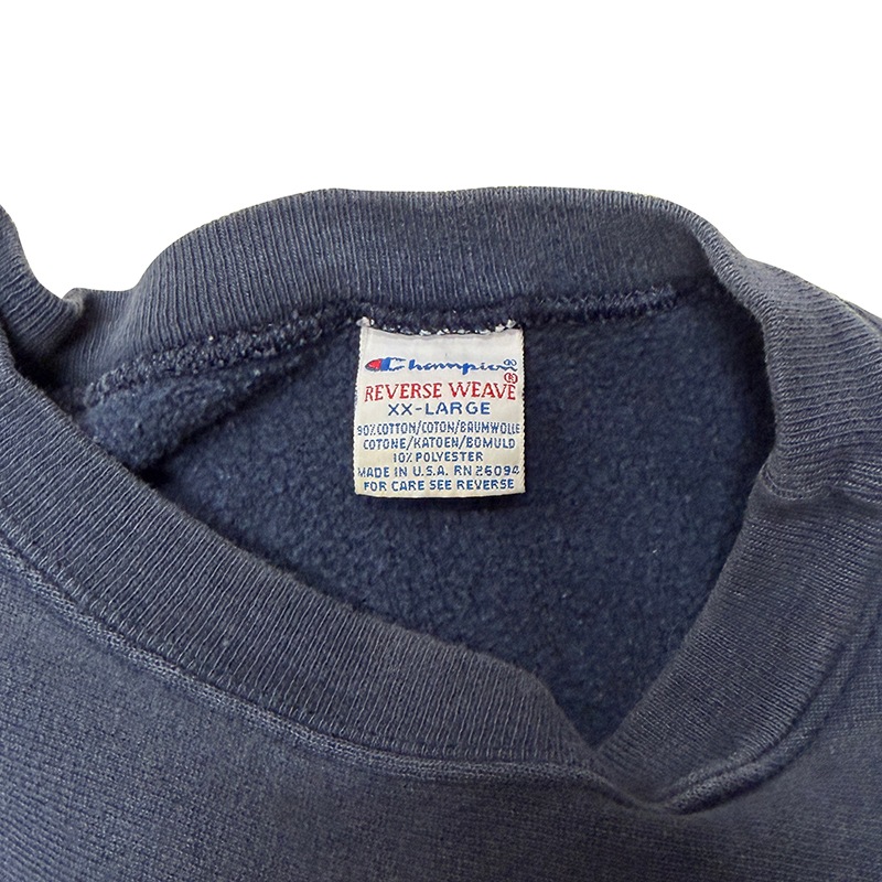 ��SALE 20%OFF�� 90s��Champion �����ԥ���REVERSE WEAVE CREW NECK SWEAT SHIRTS ��С����������� ���롼�ͥå� �������å� ����ġ�BOSTON POLICE ACADEMY��col:NAVY��size:XX-LARGE���ɽ�������Made in U.S.A����VINTAGE ������ơ����ۡ���šۡ�Ź�޻����Բġ�